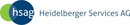 Logo hsag Heidelberger Services AG in Essen